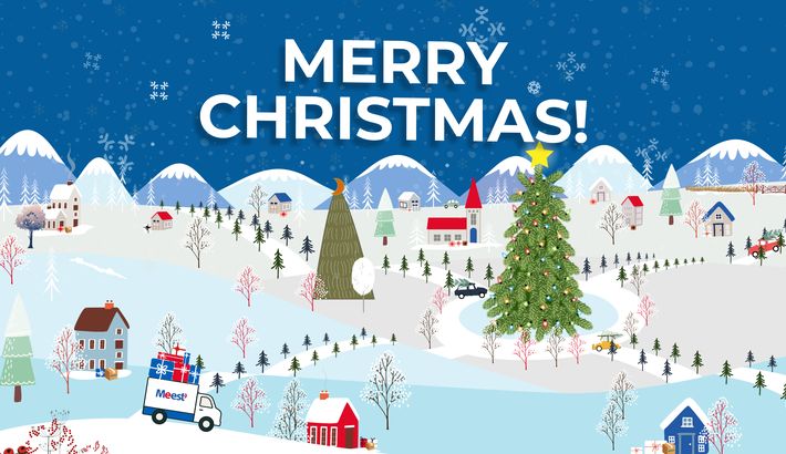 Светлого и уютного Рождества вместе с Meest!