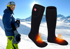 Шкарпетки з акумуляторним підігрівом Daintymuse heated socks для лижників